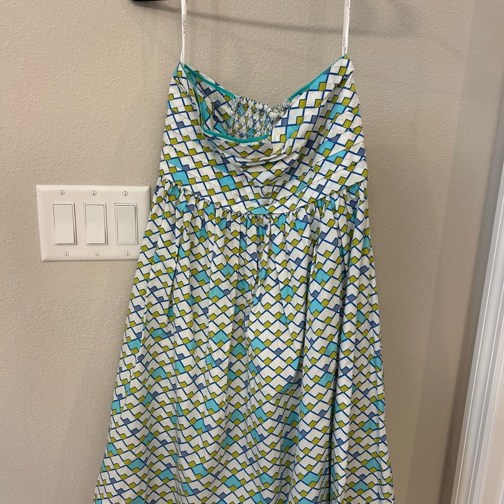 Chic Geometric Patterned Casual Dress